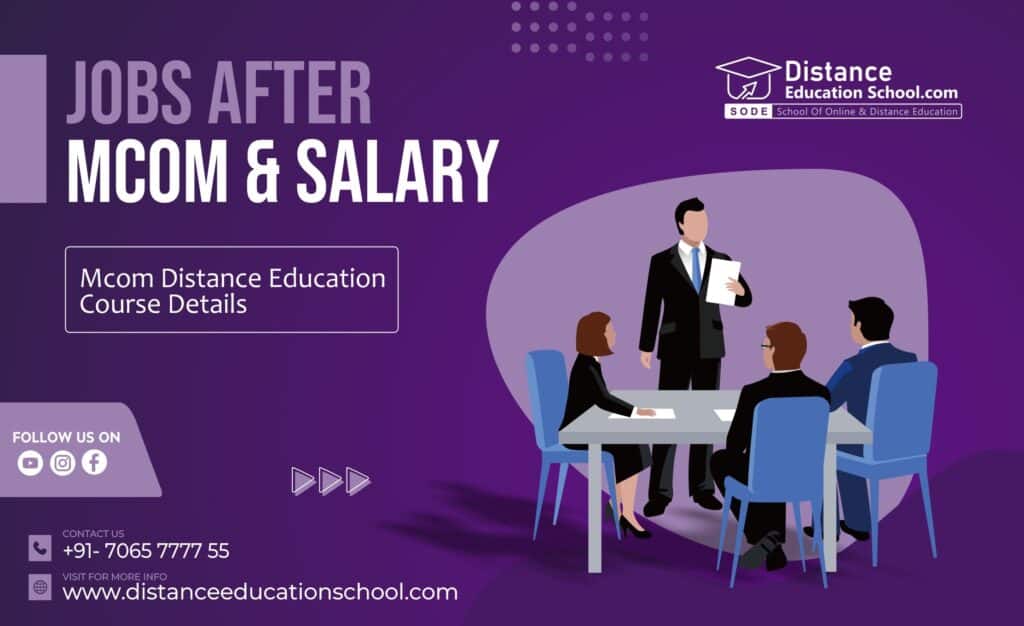 MCom Courses with Distance Education - Cover Image