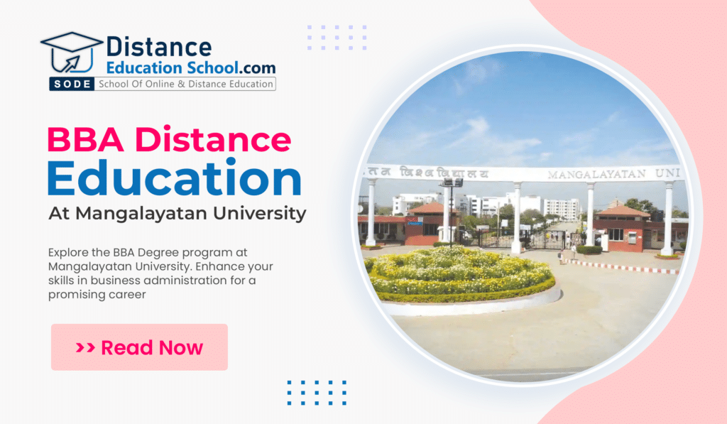 BBA Degree Course at Mangalayatan University